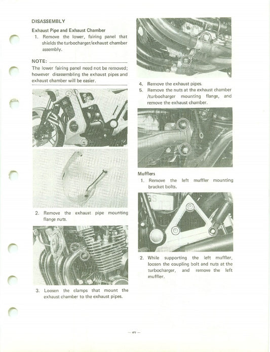 1982-1984 Yamaha XJ650 XJ650L XJ 650 Turbo Seca Service Manual