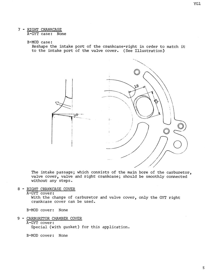 1964 onwards Yamaha YDS3 YA-6 250 Service Manual
