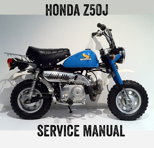 1974-1978 Honda Z50J Z50 J Mini Bike Mini Monkey Baha Motocrosser Handbuch