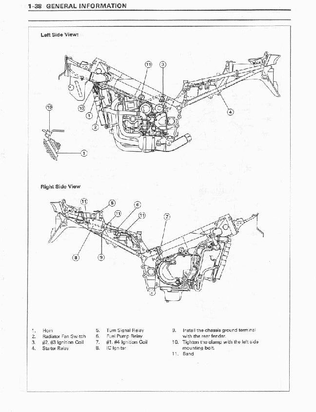 1996 to 2003 Kawasaki ZX-7R ZX7R Ninja Service Workshop Manual