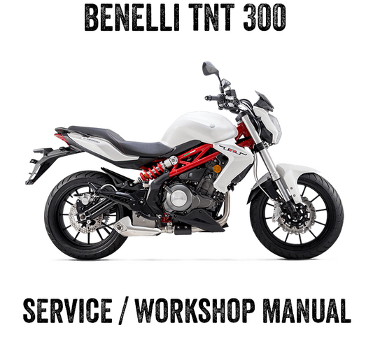 2017 en adelante Benelli TNT 300 Manual de servicio