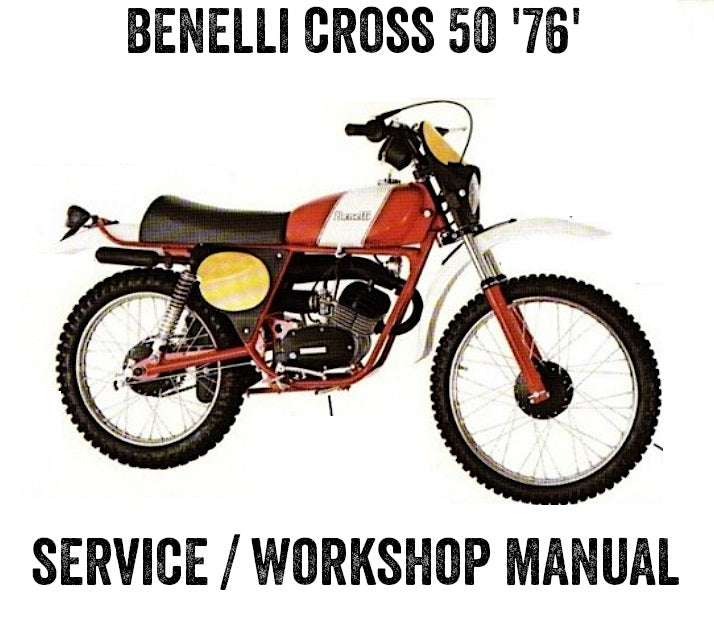 1976 en Benelli Cross '76' 50 cc Manual de servicio