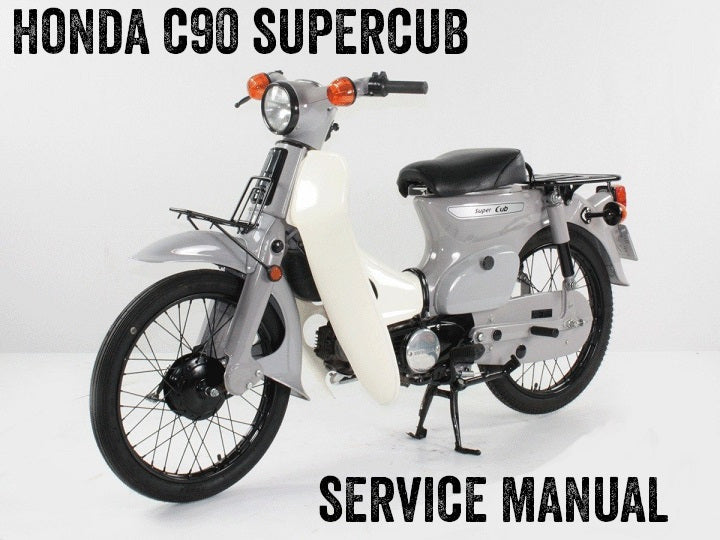 1967-1977 Honda C90 Super Cub Scooter Service-/Werkstatt-/Reparaturhandbuch