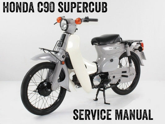 1967-1977 Honda C90 Super Cub Scooter Manual de servicio/taller/reparación