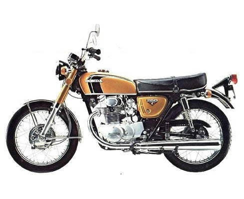 1972-1976 Honda CB250 K4 K5 Repair Service Workshop Manual
