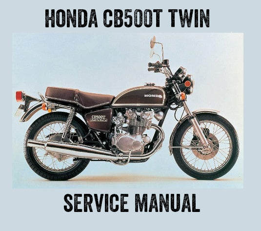 1975-1976 Honda CB500T Twin Manual