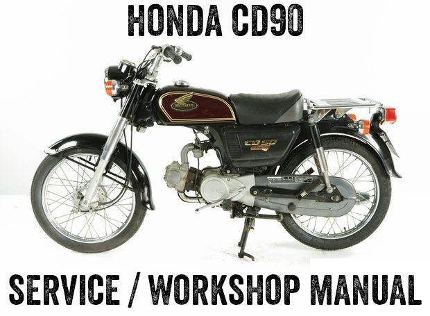 1967-1977 Honda CD90 Service-/Werkstatt-/Reparaturhandbuch