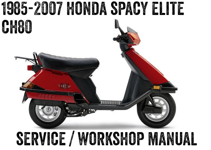 1985-2007 Honda CH80 Chaly Spacy Elite Scooter Manual