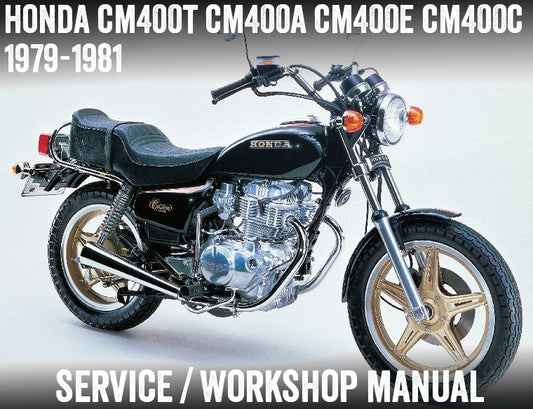 1979-1981 Honda CM400T Rebel Twin Manual