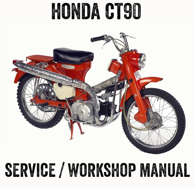 1966-1979 Honda CT90 Service-/Werkstatt-/Reparaturhandbuch