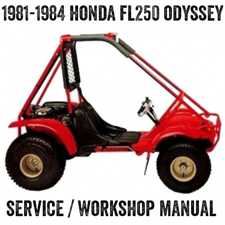 1977-1984 Honda FL250 Odyssey ATV Quad Handbuch