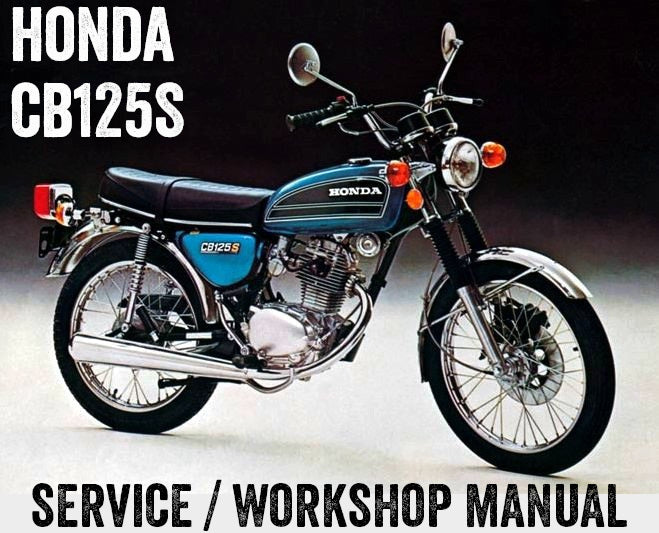 1970-1980 Honda CB125S Manual de taller de servicio de reparación