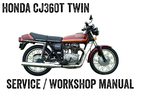 1974-1976 Honda CJ360T Twin Servicehandbuch