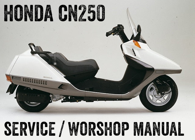 1986-2007 Honda CN250 Helix Fusion Spazio Manual de scooter