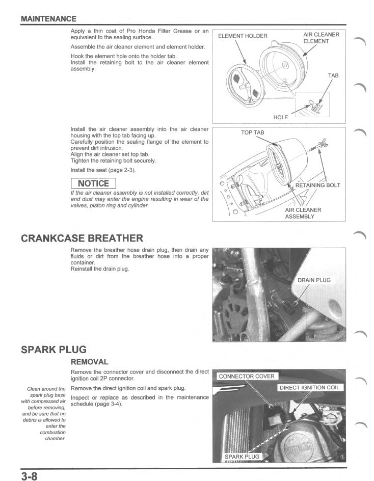 2007-2025 onwards Honda CRF 150 CRF150R Service Manual