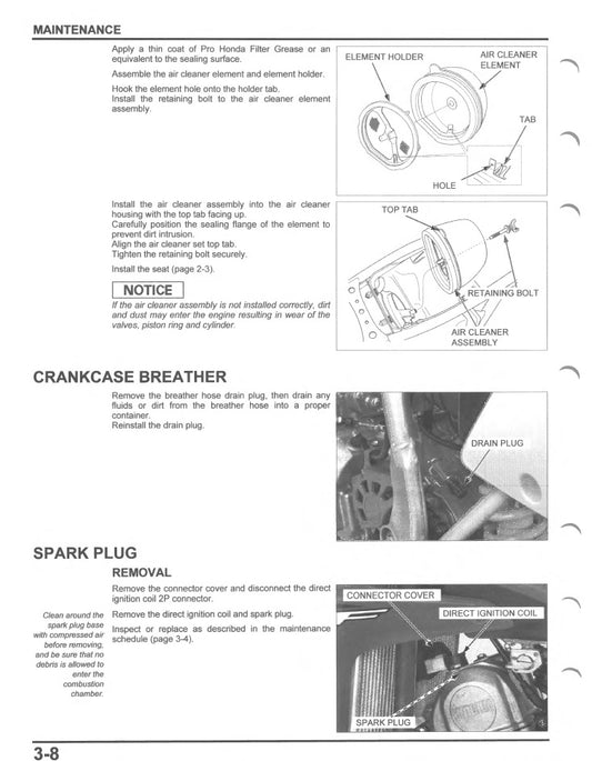 2007-2025 onwards Honda CRF 150 CRF150R Service Manual
