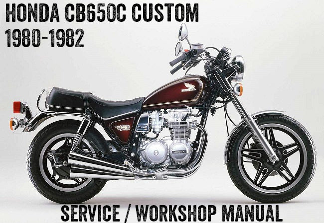 1980-1982 Honda CB650C Custom Four Manual