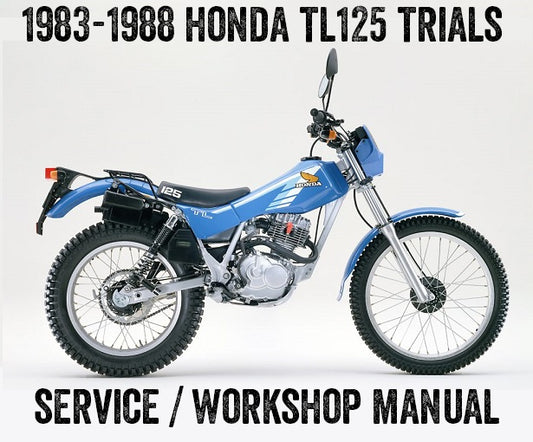 1983-1988 Honda TL125 TL125 Trials Manual