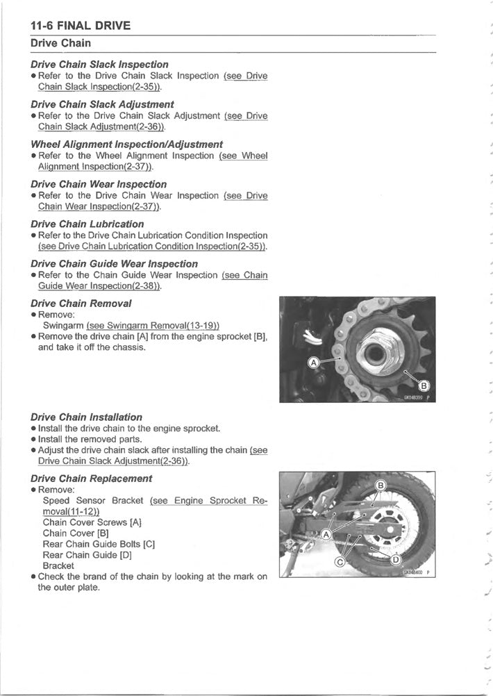 2022on Kawasaki KLR650 S KL650 KLR 650 Gen3 Service Manual