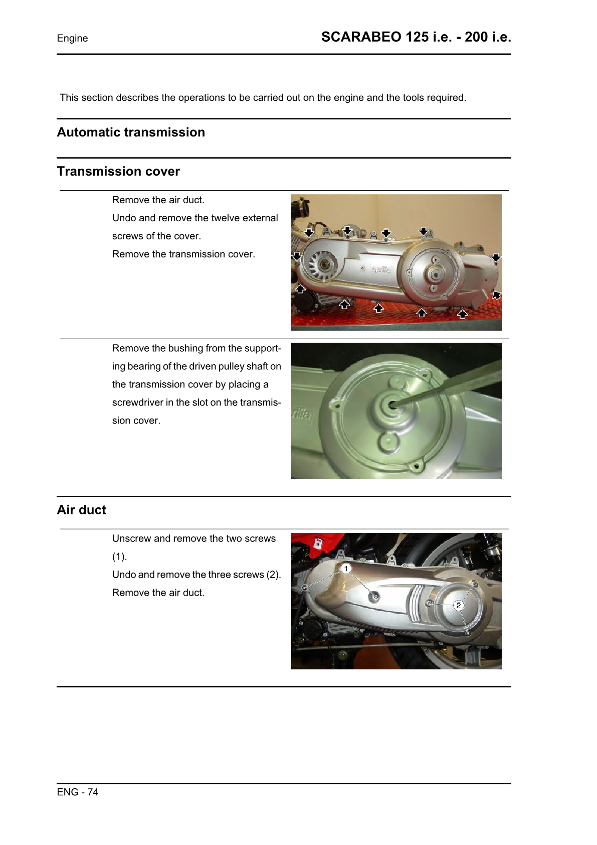 2001-2005 Aprilia RST1000 Mille Futura Handbuch