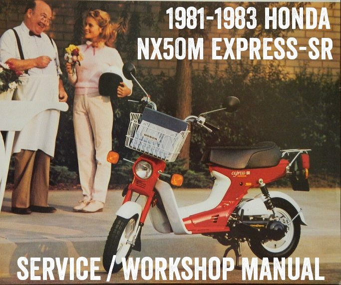 1981-1982 Honda NX50M Express-SR Manual de scooter