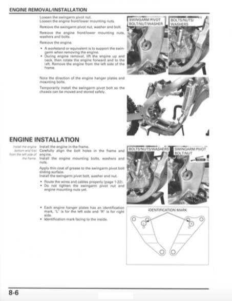 2004-2009 Honda CRF 250 CRF250R Handbuch