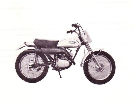 1969-1970 Yamaha AT1BM AT-1BM Enduro Manual de servicio