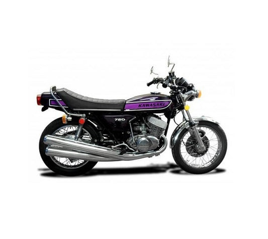 1972-1975 Kawasaki H2 750 Manual de servicio triple