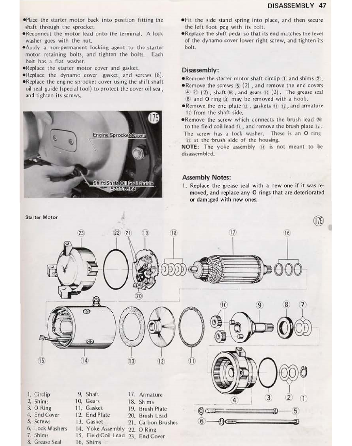 19741977 Kawasaki Z400 KZ400 Twin Service Manual retromotorcycle