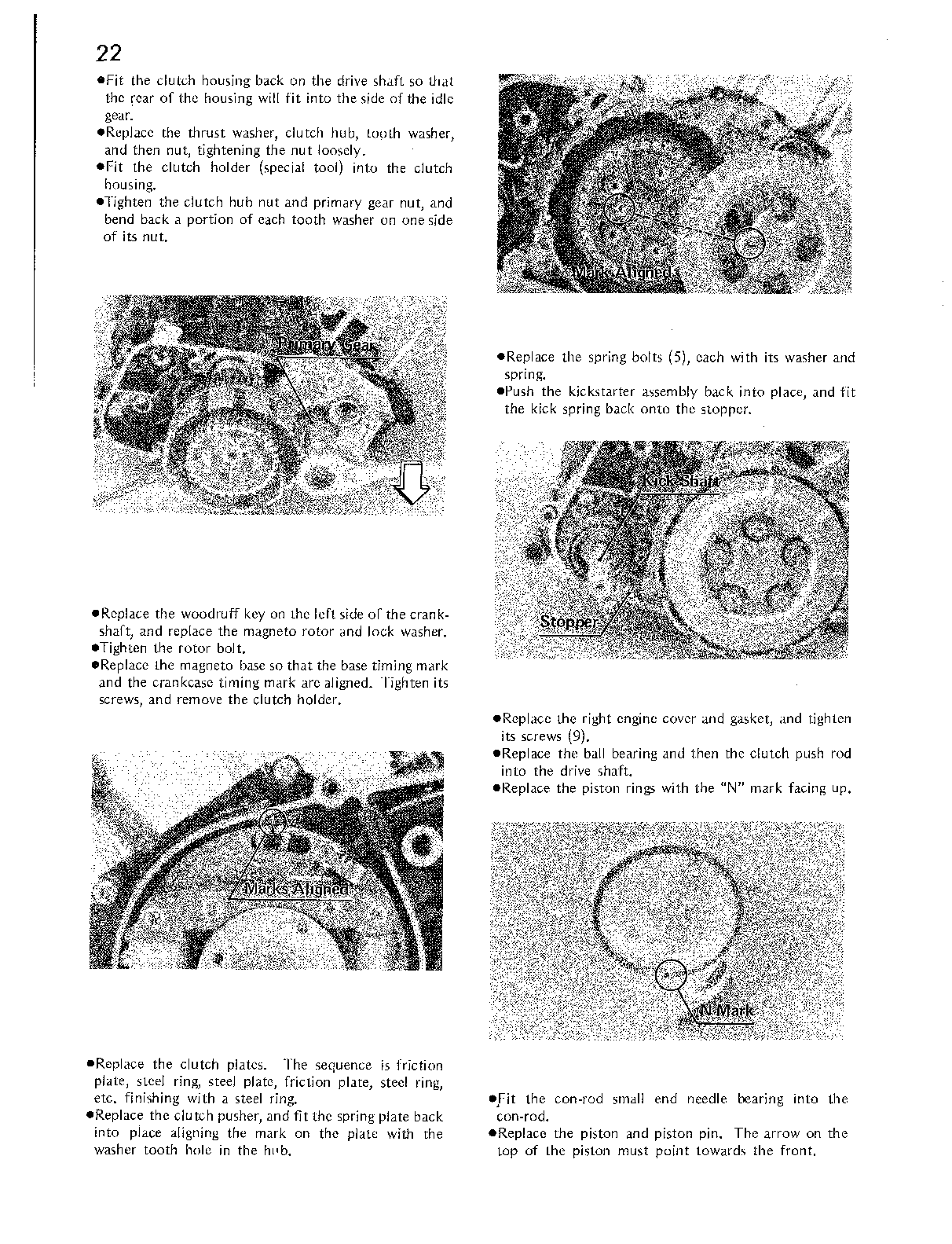 1974–1981 Kawasaki KX125 KX125A Motocross-Servicehandbuch