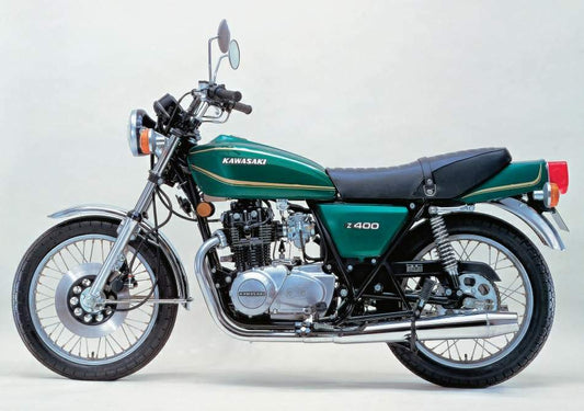 1978-1981 Kawasaki KZ400 Z400 B1 B2 B3 B4 Manual de servicio de doble cilindro