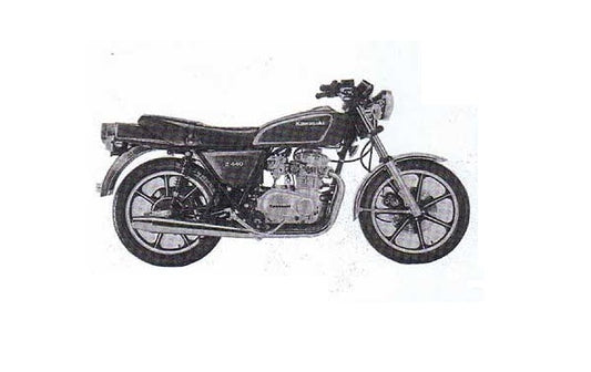 1978-1982 Kawasaki KZ400 Z400 C1 Zweizylinder-Servicehandbuch