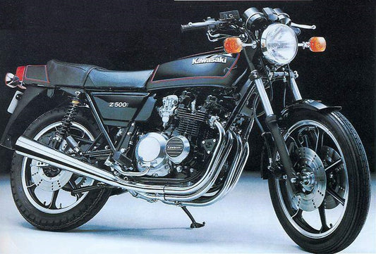 1979-1981 Kawasaki KZ500 Z500 Manual de servicio de cuatro cilindros