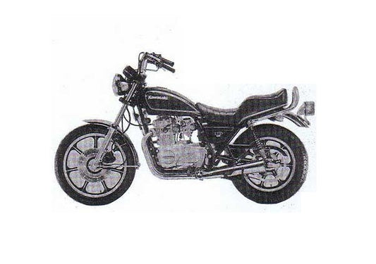 1980-1982 Kawasaki KZ440 Z440 D1 D2 D3 Zweizylinder-Servicehandbuch