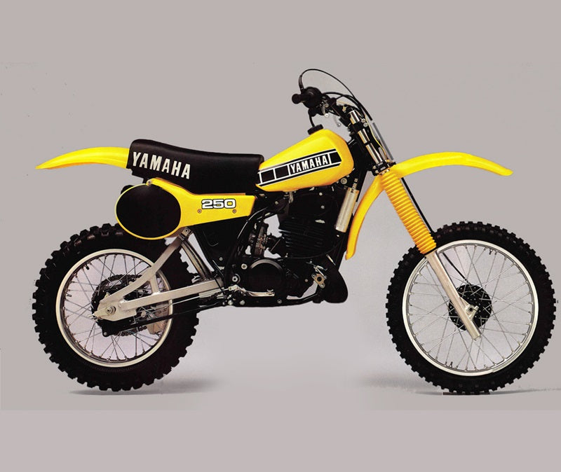 1980-1981 Yamaha YZ250 Manual de servicio de motocross