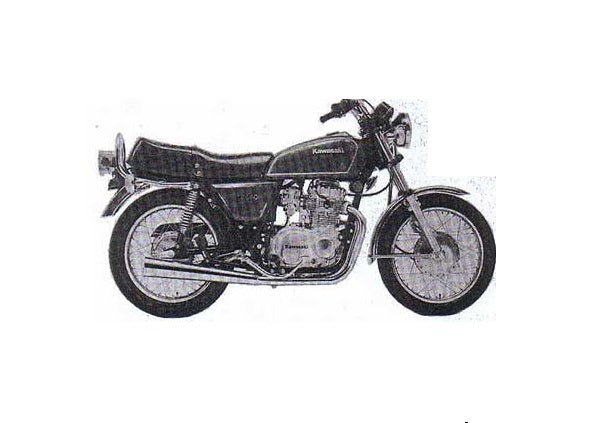 1980-1982 Kawasaki KZ440 Z440 B1 B2 Manual de servicio de doble cilindro