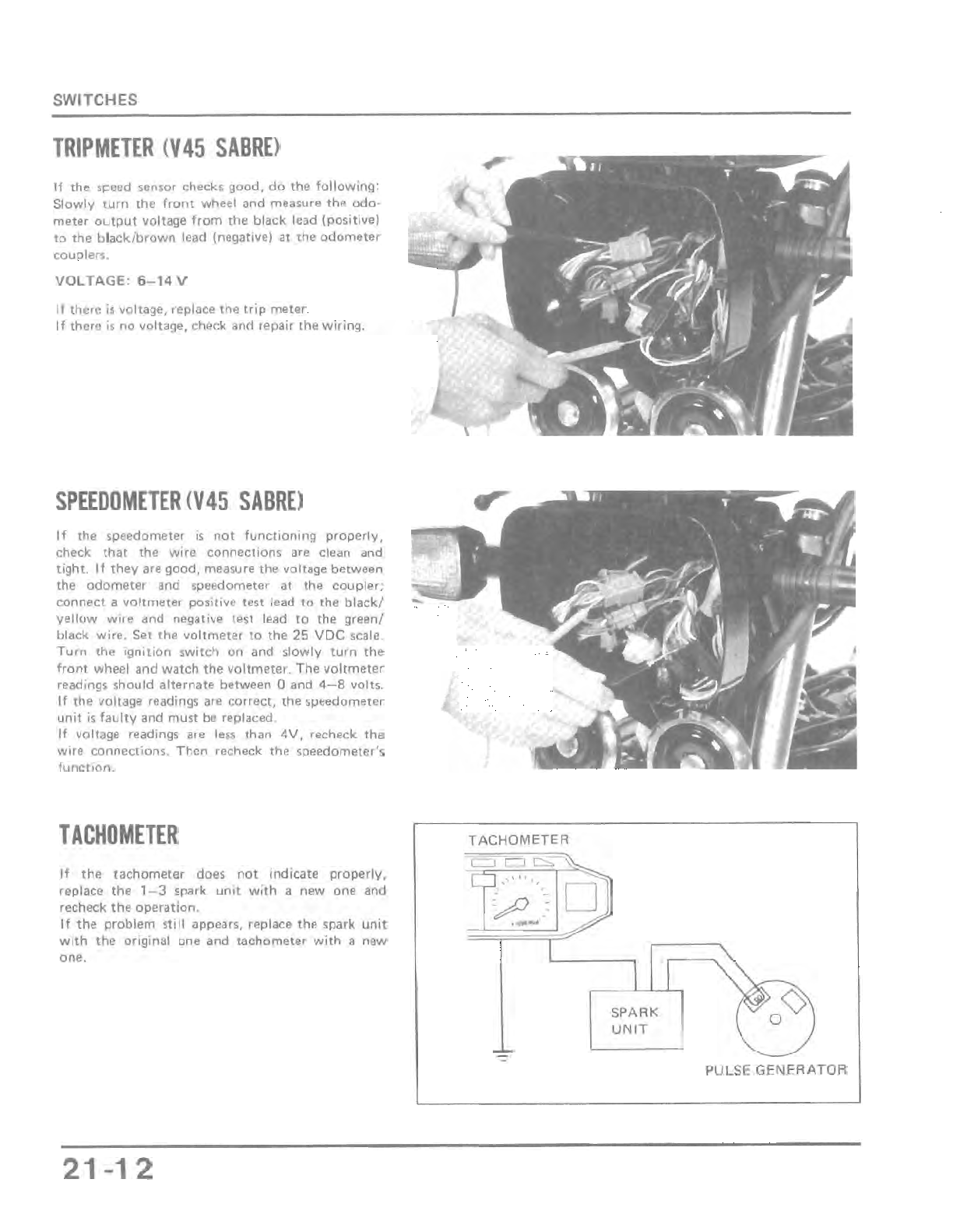 1982-1986 Honda VF700C VF700 C Magna V4 V42 Manual