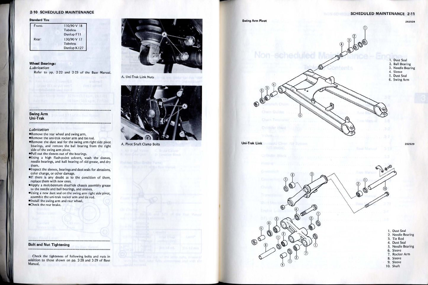 1984-1990 Kawasaki GPZ900R GPZ 900 Ninja Service Manual