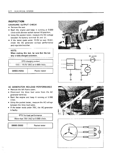 1982-1984 Suzuki GS500X GS 500X Service/Workshop Manual