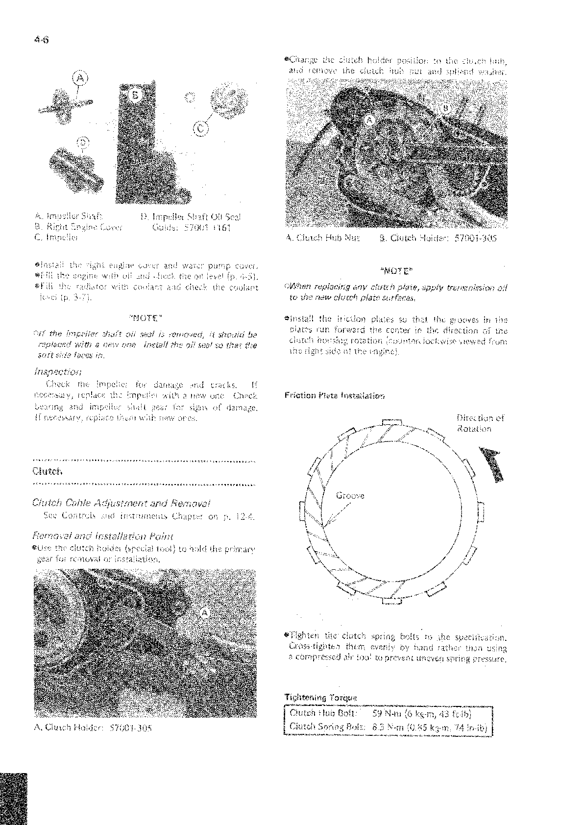 1984-1985 Kawasaki KXT250 Tecate Manual de servicio del triciclo de 3 ruedas