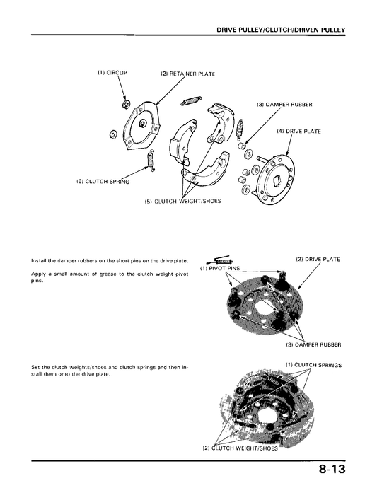 1985-1986 Honda CH150 Chaly Spacy Elite Scooter Manual