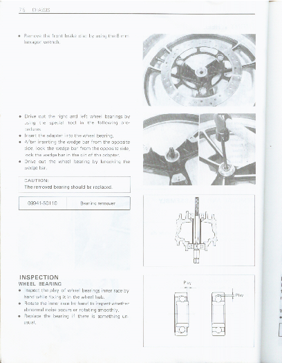 1985-1988 Suzuki RG125 Gamma Handbuch