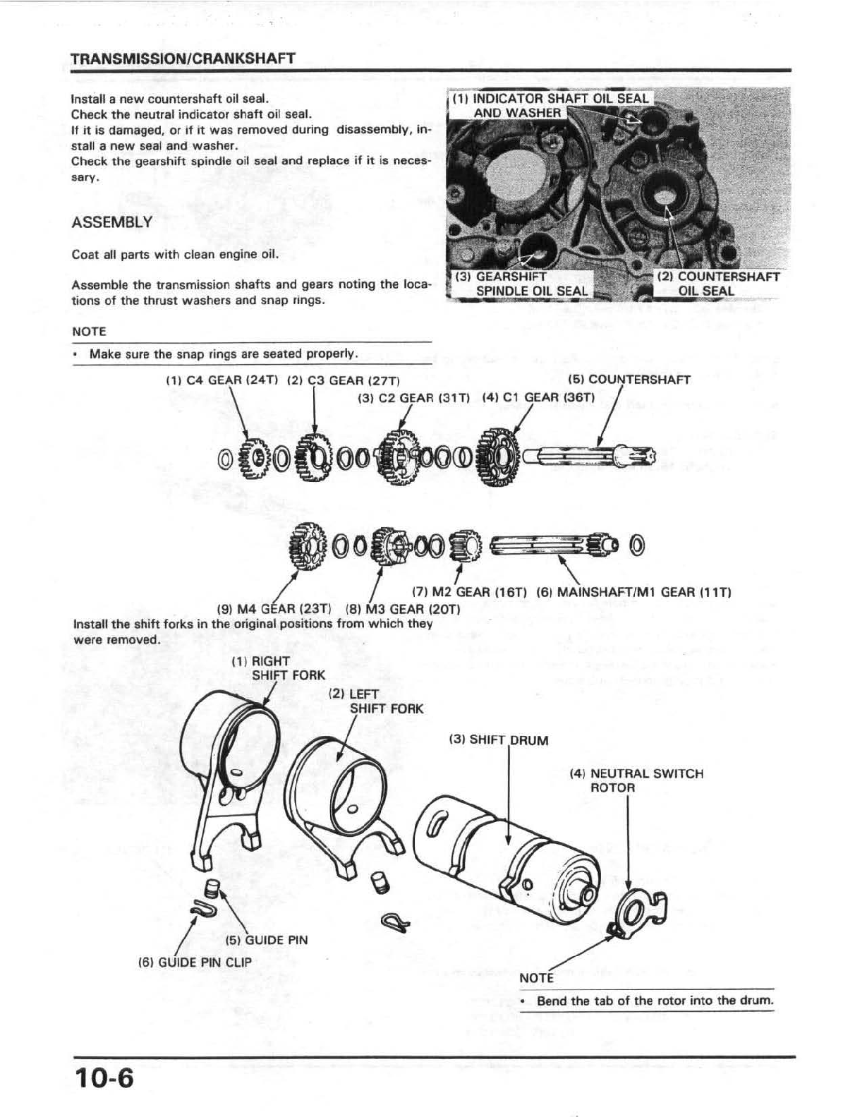 1985-1987 Honda TRX 70 TRX70 Fourtrax ATV Quad Manual