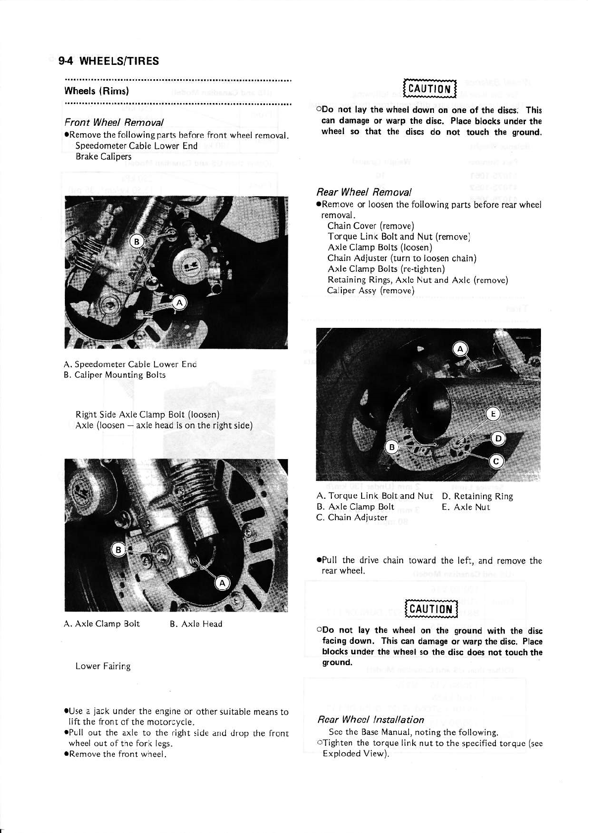 1986-1988 Kawasaki Ninja 1000R ZX1000 Service Manual