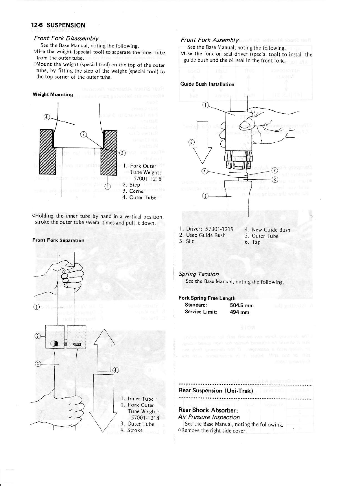 1986-1988 Kawasaki Ninja GPZ1000RX Service Manual