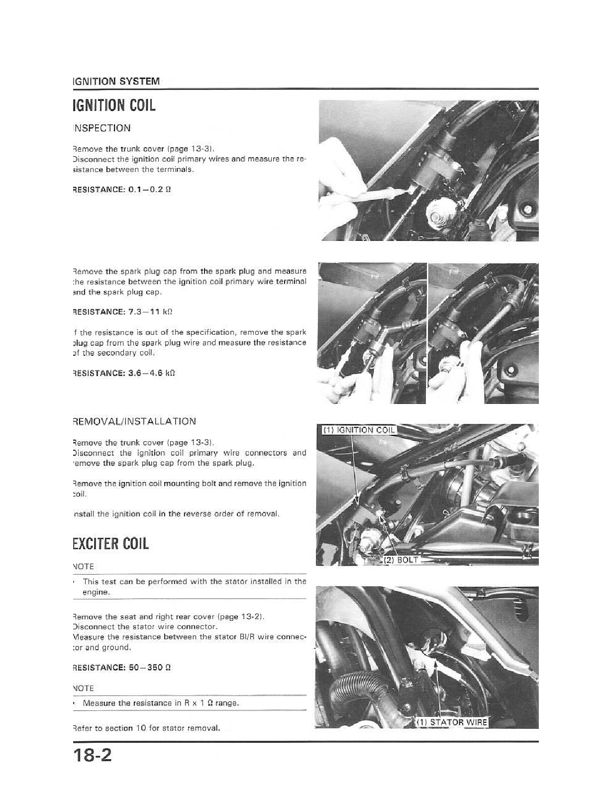 1986-2007 Honda CN250 Helix Fusion Spazio Scooter Manual