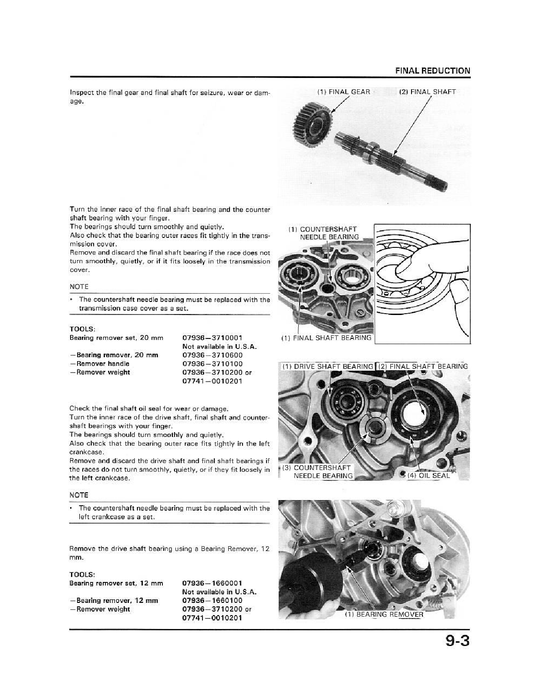 1986–2007 Honda CN250 Helix Fusion Spazio Scooter-Handbuch