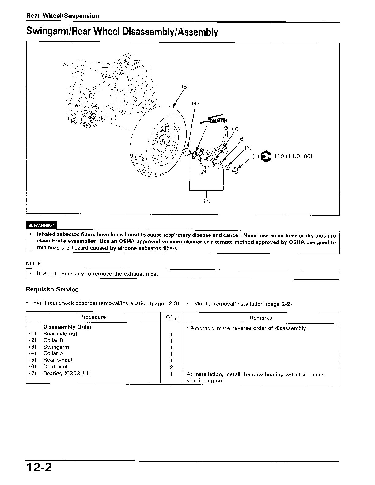 1985-1990 Honda CH250 Chaly Elite Manual de scooter