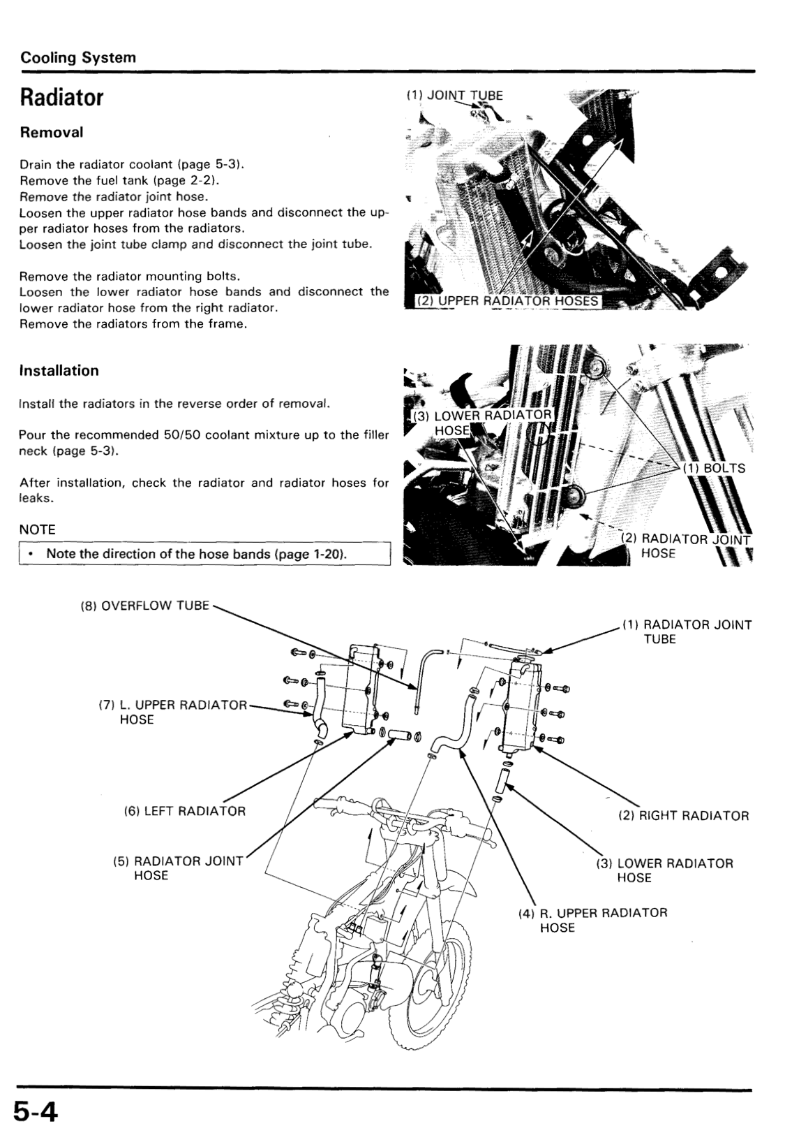 1992–2003 Honda CR500 Motocross-Handbuch