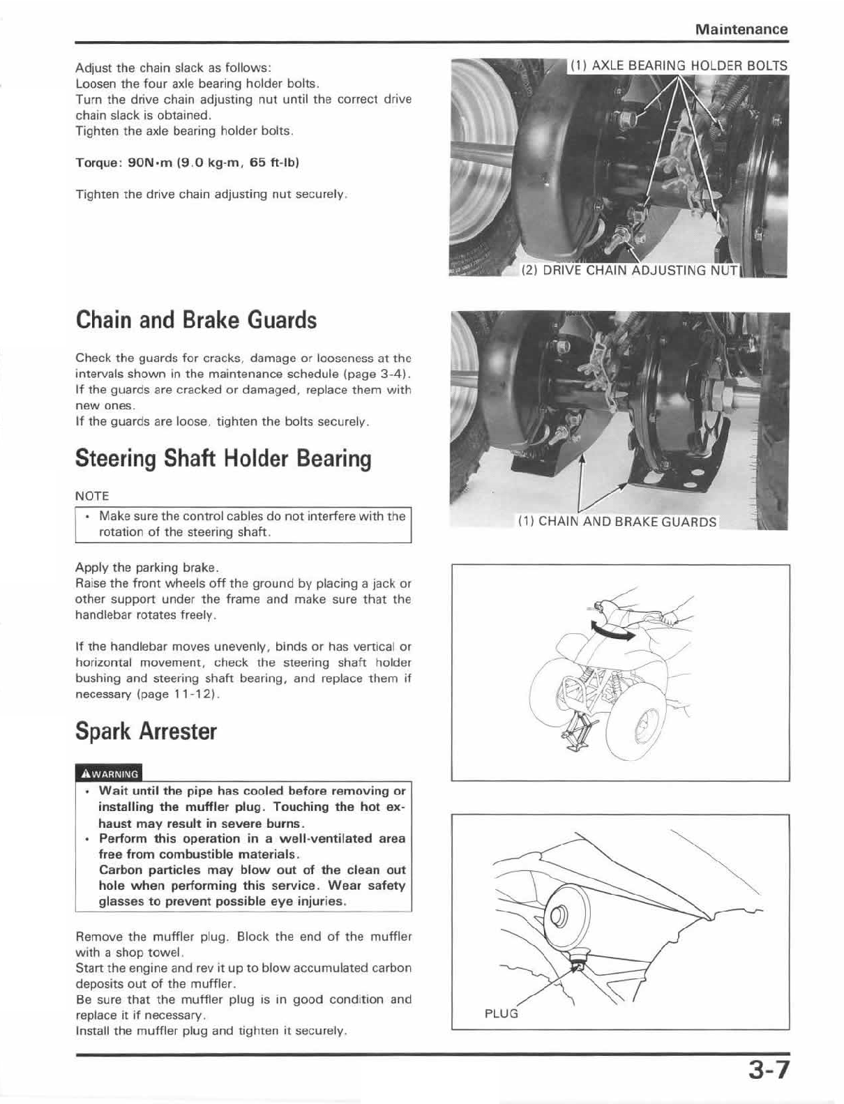 1993-2005 Honda TRX 90 TRX90 Fourtrax ATV Quad Manual